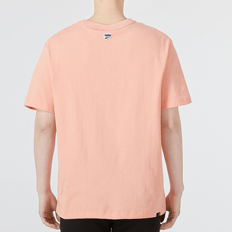 PUMA Downtown Graphic Tee 'Pink' 535400-28