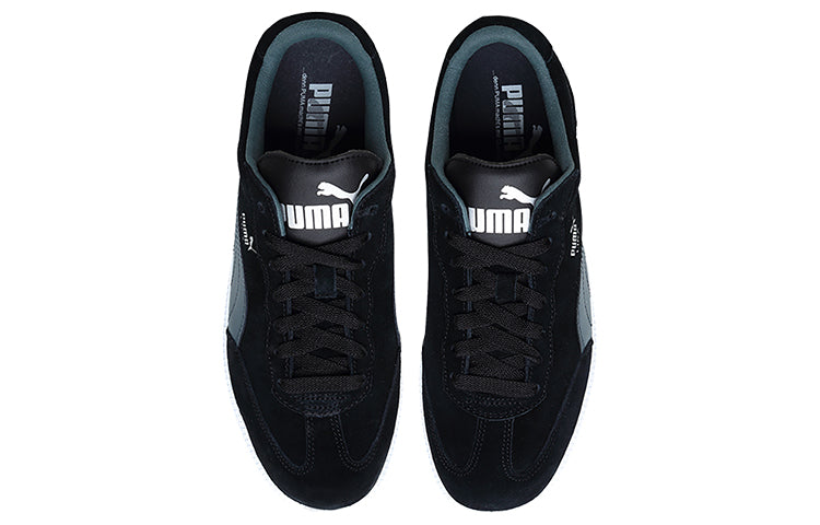 PUMA Liga Suede Low Casual Board Shoes Black/Blue/White 341466-91