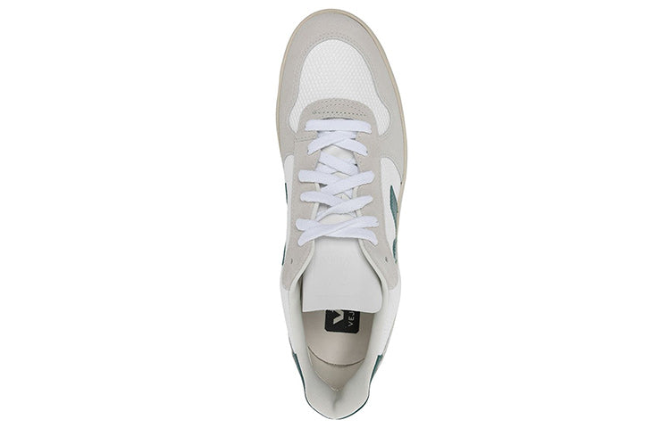 Veja V-10 B-Mesh Lace-Up Sneakers 'White Beige Green' VX0102796