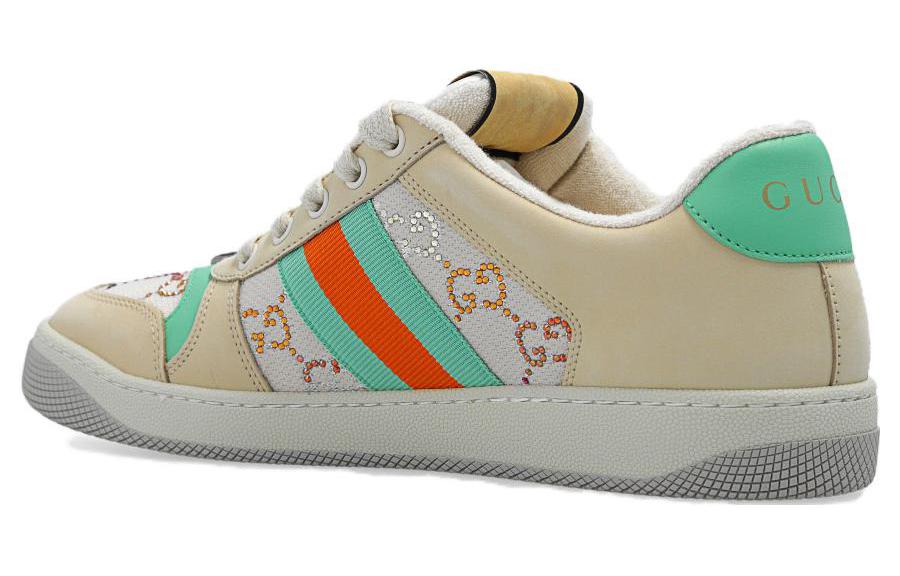 (WMNS) Gucci Screener 'GG Crystals - Beige Green Orange' 732193-FABH2-9178