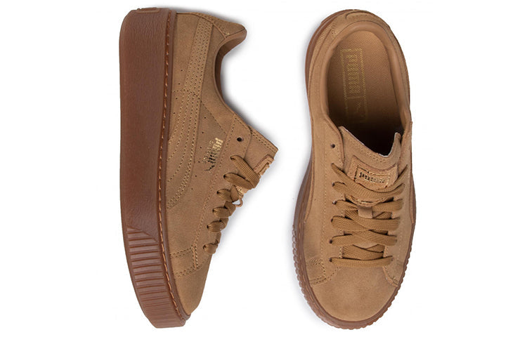 (WMNS) PUMA Suede Skate shoes 'Brown' 365698-09