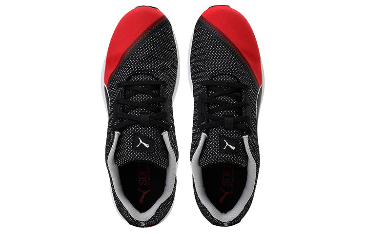 (WMNS) PUMA Nrgy Resurge Low Running Shoes Black/Red/White 191601-02