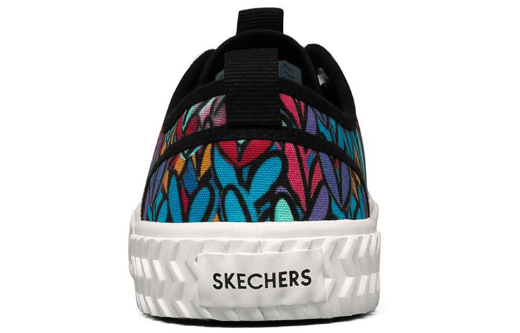 (WMNS) Skechers Street Trax 'Black Blue Red' 155510-BKMT