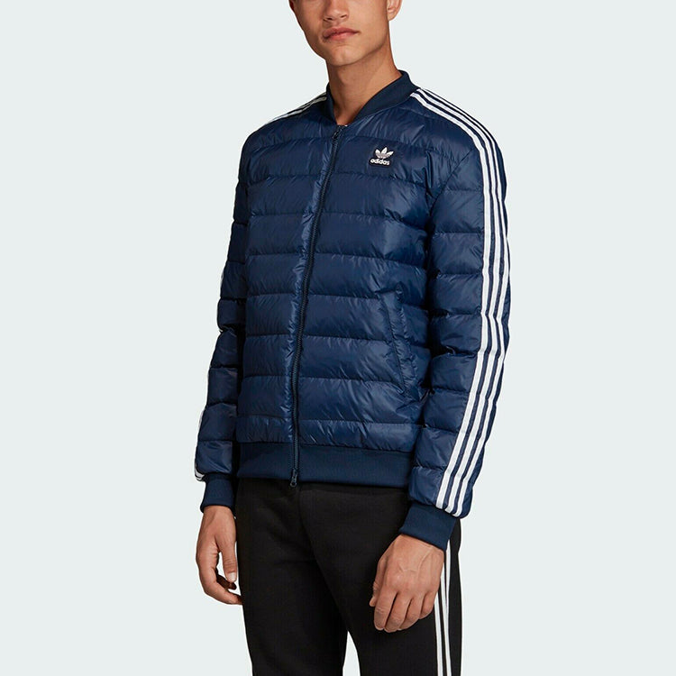 adidas originals Sst Down Jkt Stay Warm Sports Down Jacket Dark Blue FL0005