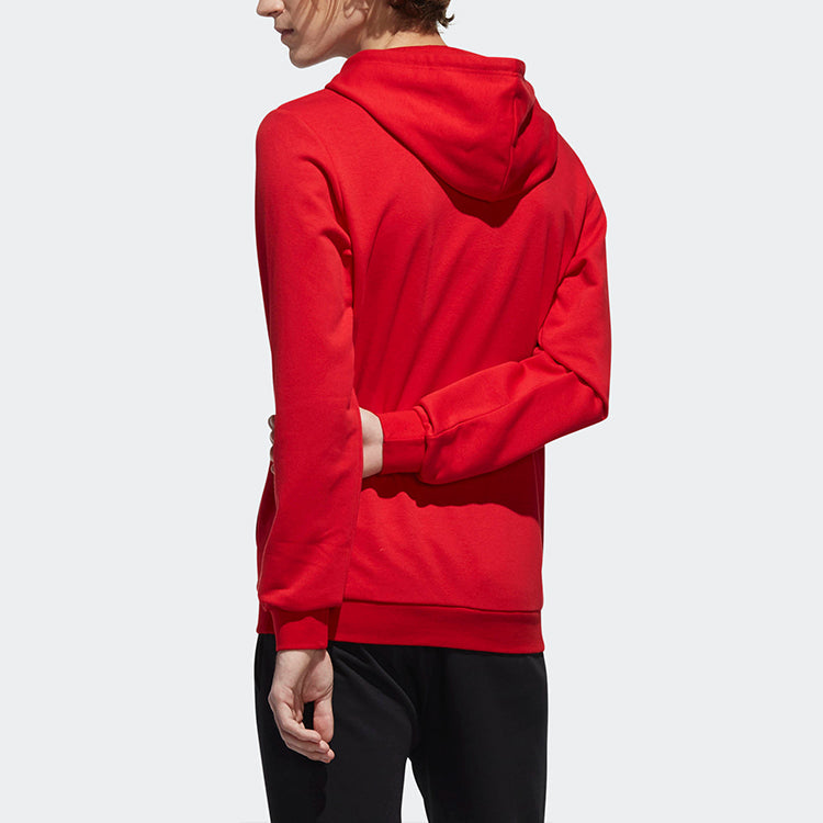 adidas neo Logo Printing Casual Pullover Red EA3525