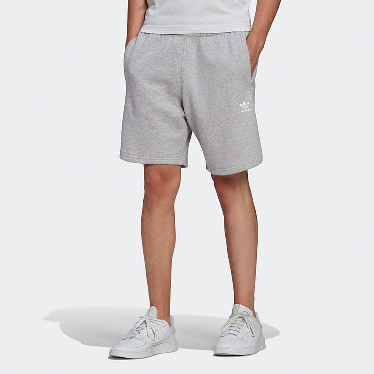 adidas originals Essential Short Embroidered Logo Casual Sports Shorts Gray GD2555