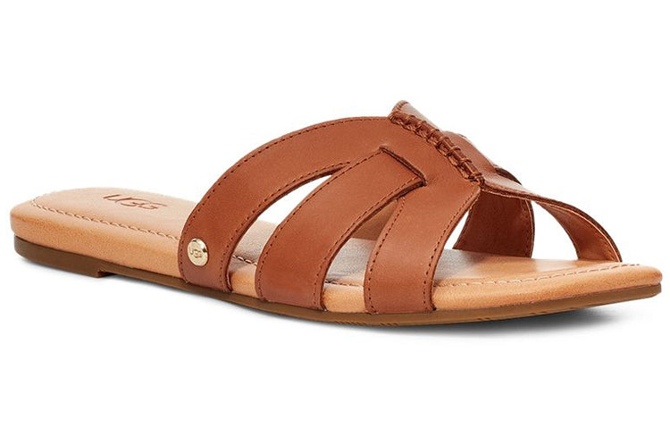 (WMNS) UGG Teague Brown Slippers 1119750-TLTH