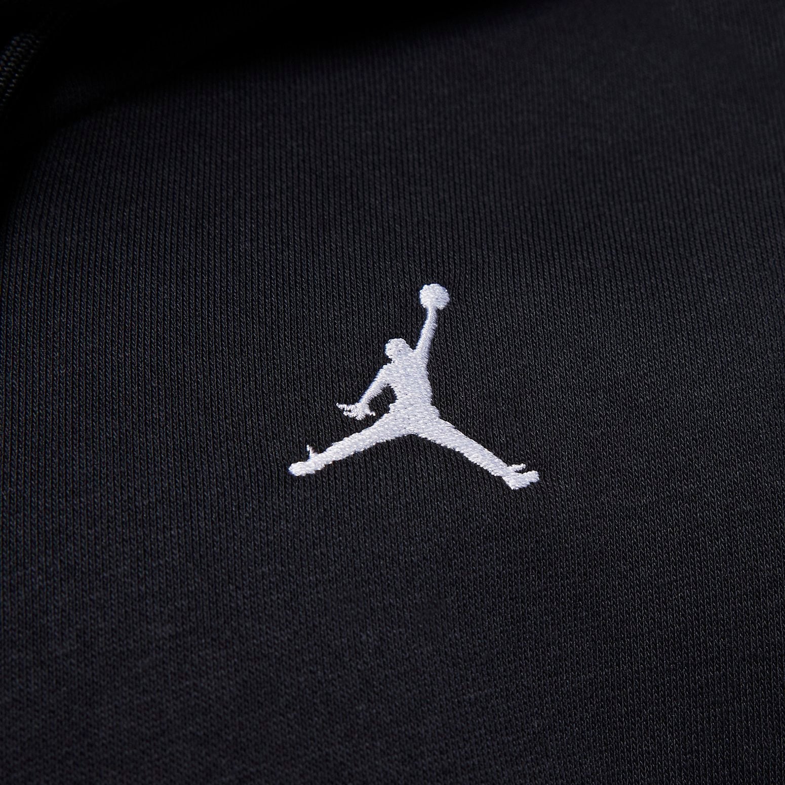 (WMNS) Air Jordan Brooklyn Fleece Full Zip Hoodie 'Black' FD7866-010