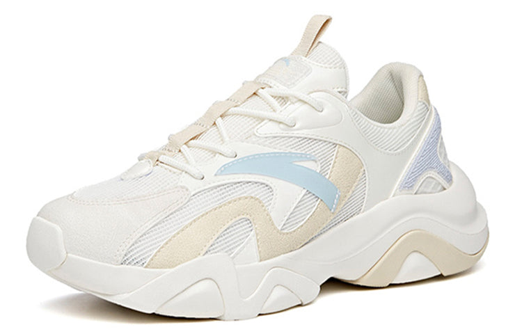 (WMNS) ANTA Life Series Sneakers 'White Yellow Blue' 922128881-2