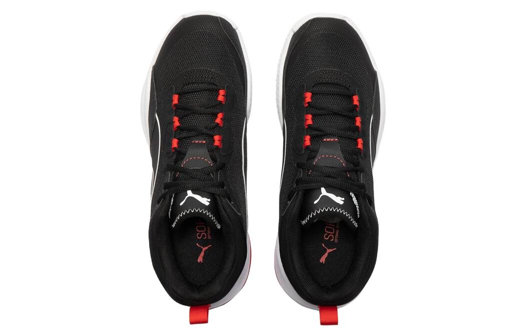 PUMA Playmaker 'Black White Red' 385841-01