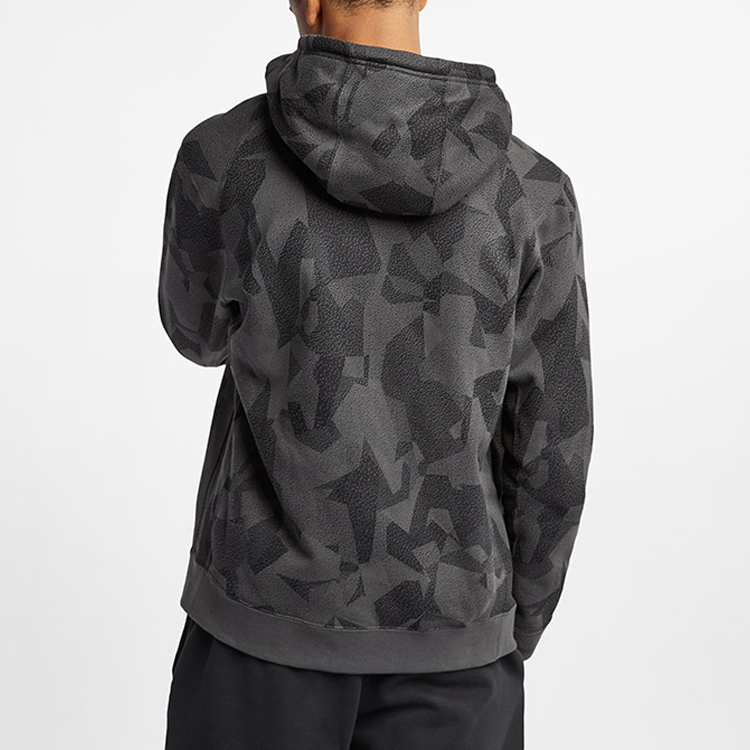 Nike Kyrie Kyrie Irving Basketball Sports Fleece Lined Jacket Gray AJ3386-010
