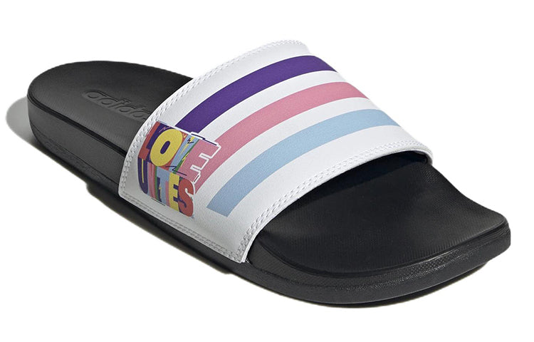 adidas Adilette Comfort Sandals 'White Purple Pink' GZ4690