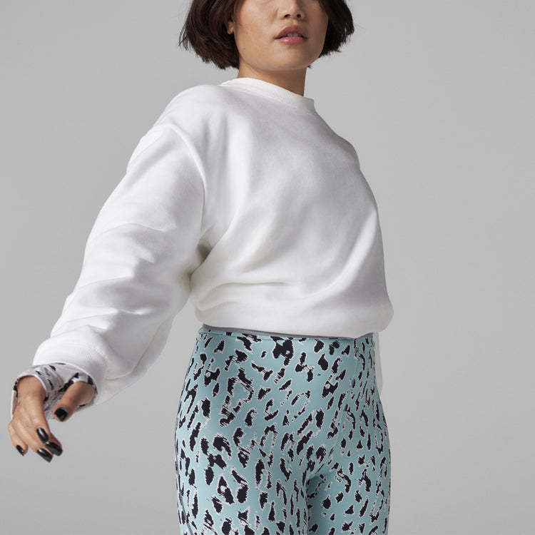 (WMNS) adidas Round Neck Pullover Solid Color Long Sleeves Hoodie White H59978