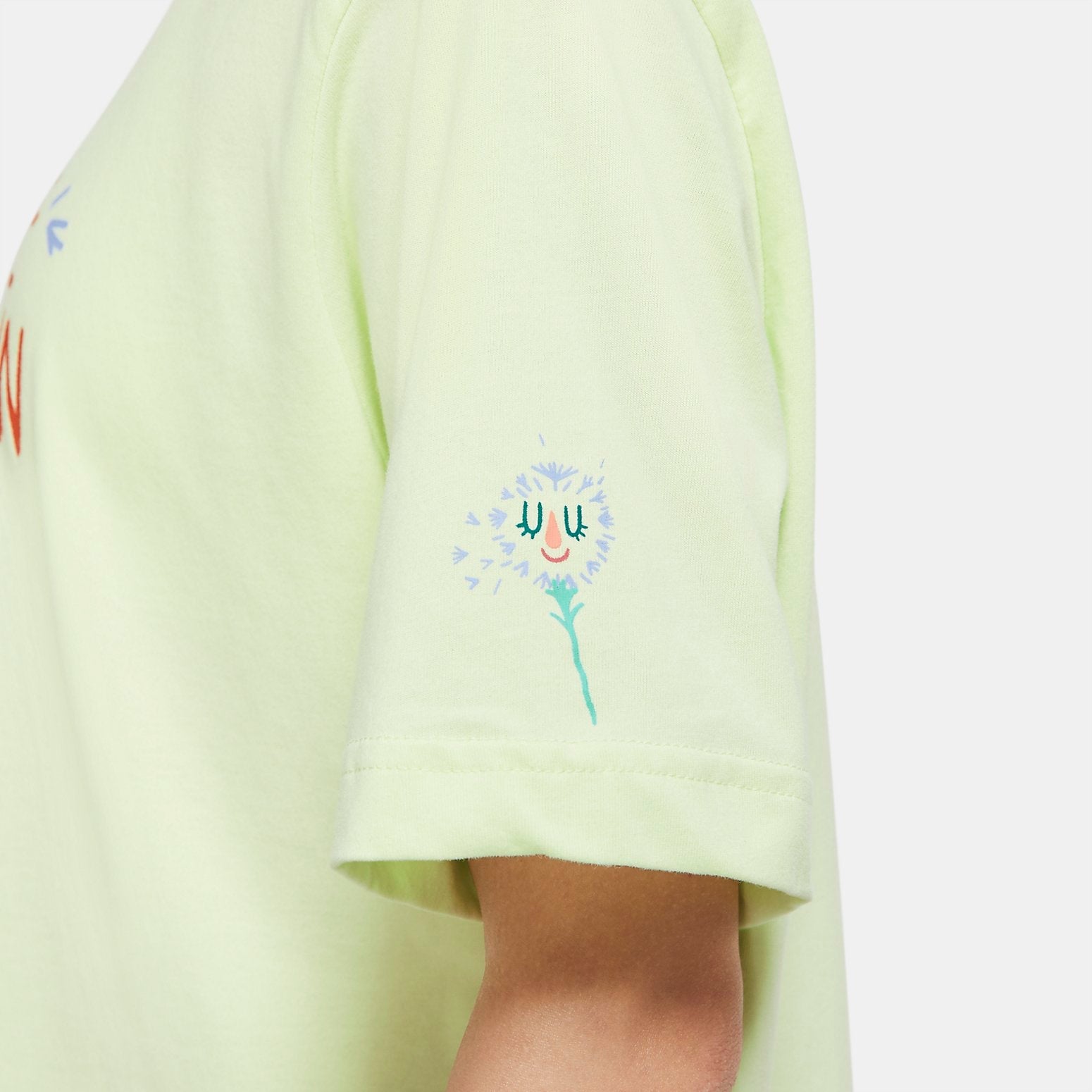 (WMNS) AS W NK DF B. GARDEN SS Tee LIME ICE DM7913-303
