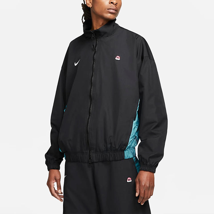 Nike x Skepta Crossover Printing waterproof Sports Jacket US Edition Black CU9743-010