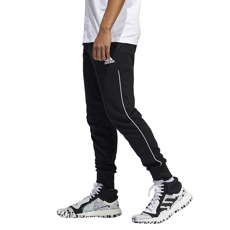 adidas Logo Knit Drawstring Sports Pants Black DX6785