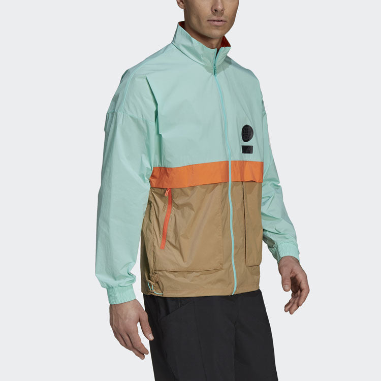 adidas Ub Wb Astro Sports Stylish Windproof Stand Collar Jacket Colorblock GU1758