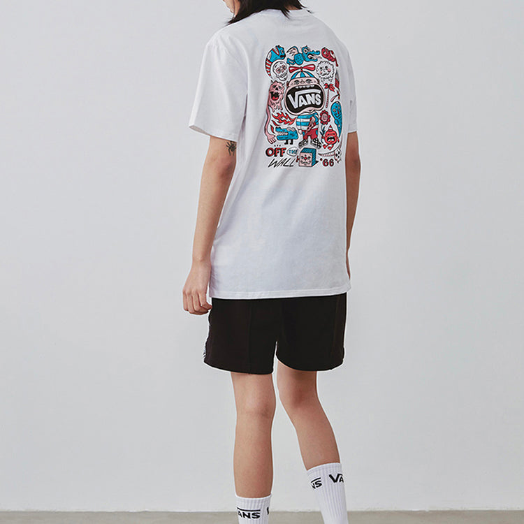 (WMNS) Vans OTW Mooncasket Short Sleeve TEE White VN0A4MNNWHT