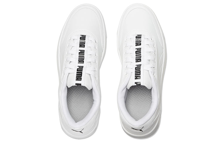 PUMA Court Breaker Bold White Casual Board Shoes 'White Black' 365787-01