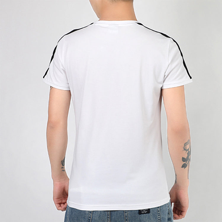 PUMA Slim Fit Round Neck Short Sleeve White 530016-02
