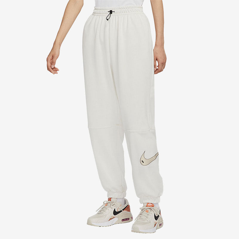 (WMNS) Nike Casual Sports Stay Warm Bundle Feet Long Pants/Trousers White DM6206-030