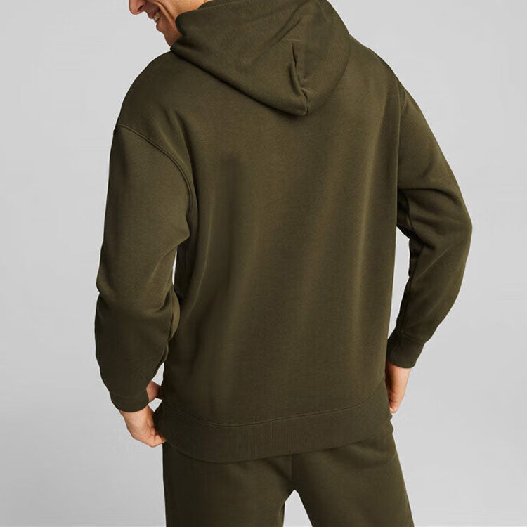 PUMA Relaxed Hoodie 'Olivegreen' 537720-62