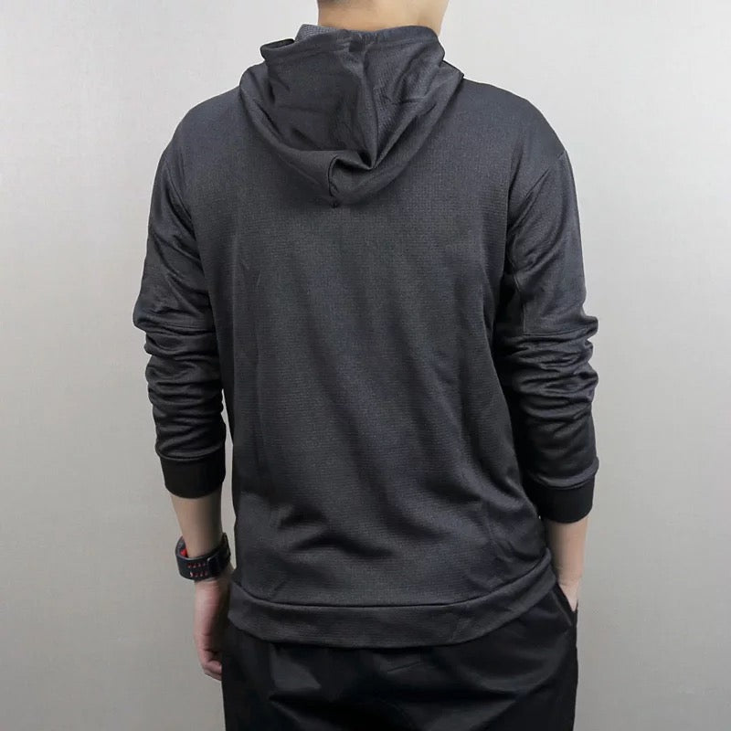 adidas Colorblock Casual Sports Hooded Jacket Men's Black BR9297