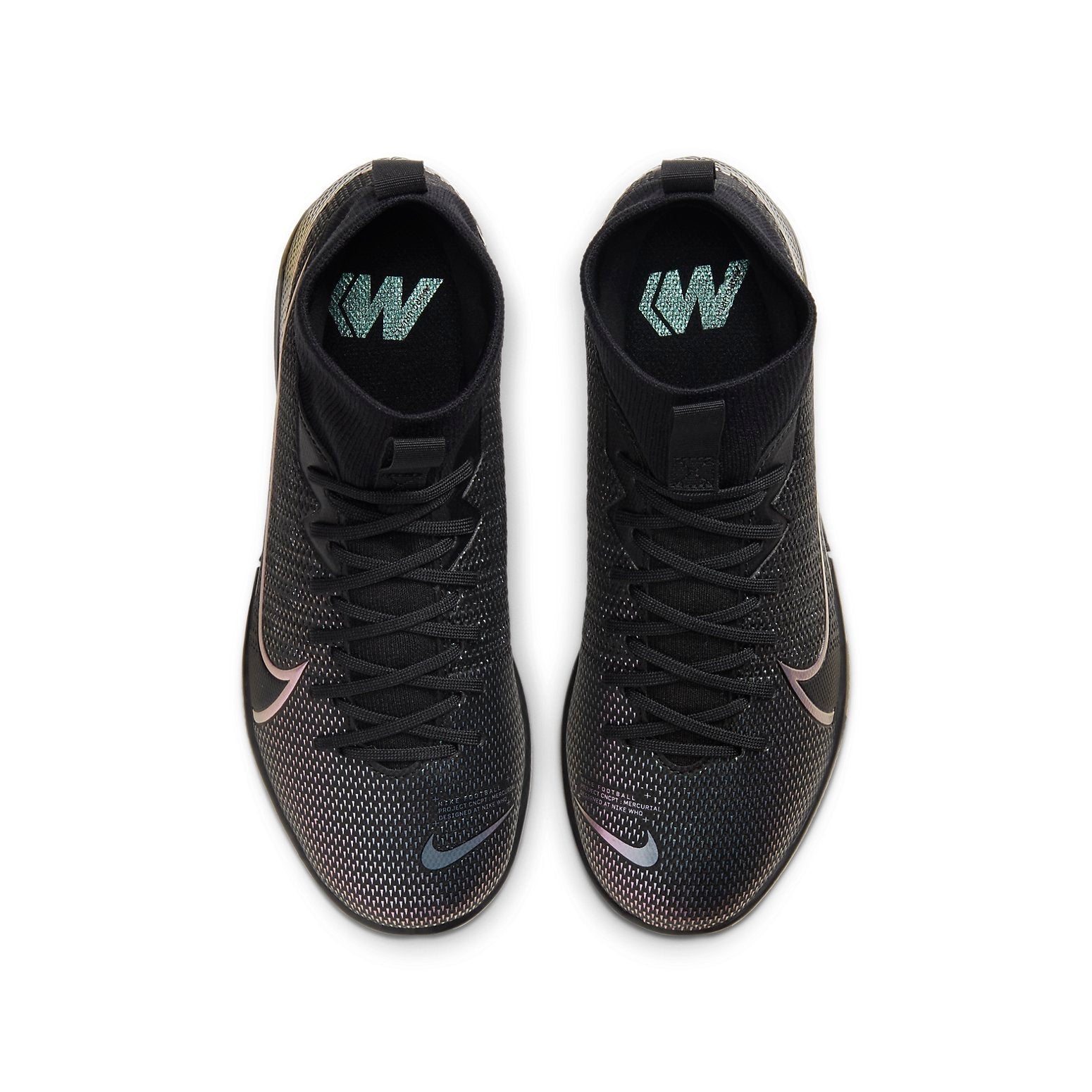 (GS) Nike Mercurial Superfly 7 Academy IC 'Black Iridescent' AT8135-010