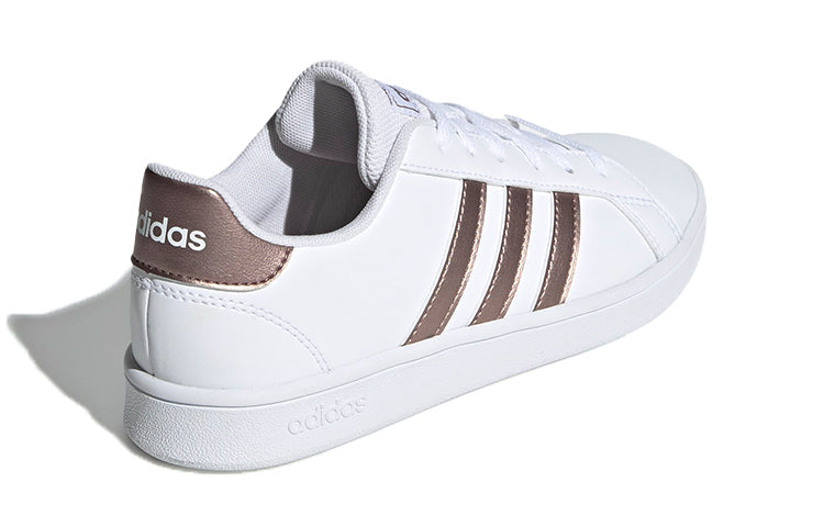 (PS) adidas neo Grand Court K 'White Brown' EF0101