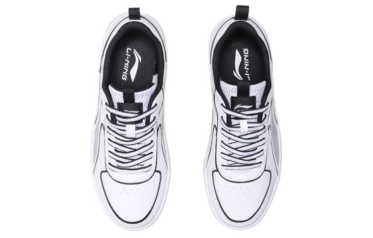 (WMNS) Li-Ning Classic Leisure Low 'White Black Outlined' AGCP128-3