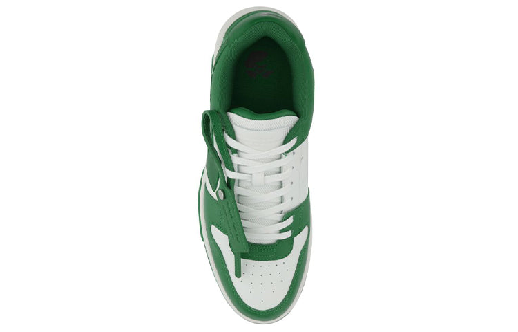 Off-White Out Of Office Low-topSports Shoes Green OMIA189S21LEA0010155