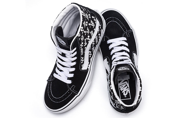 Vans SK8-HI 'Logo Repeat - Black' VN0A4U3CTEZ