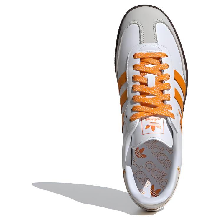(WMNS) adidas Samba OG 'Cloud White Orange' IE6521