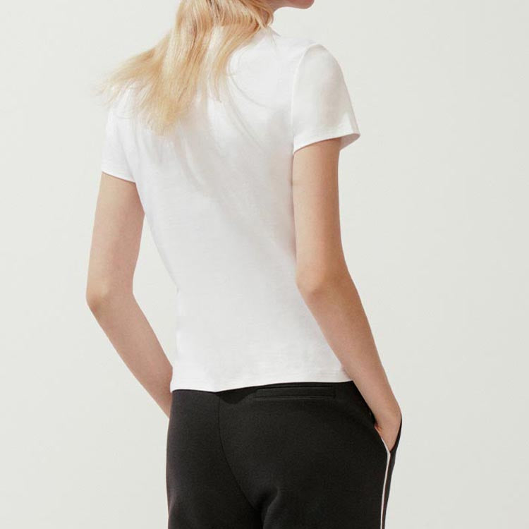 (WMNS) FILA Casual White Bottoming Shirt F11W018101F