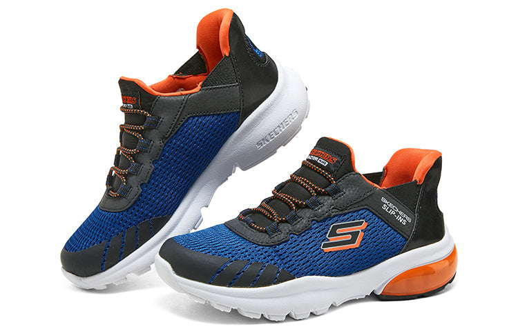 (GS) Skechers Slip-ins Razor Flex Air Sneaker 'Blue Black Orange' 403839L-RYBK