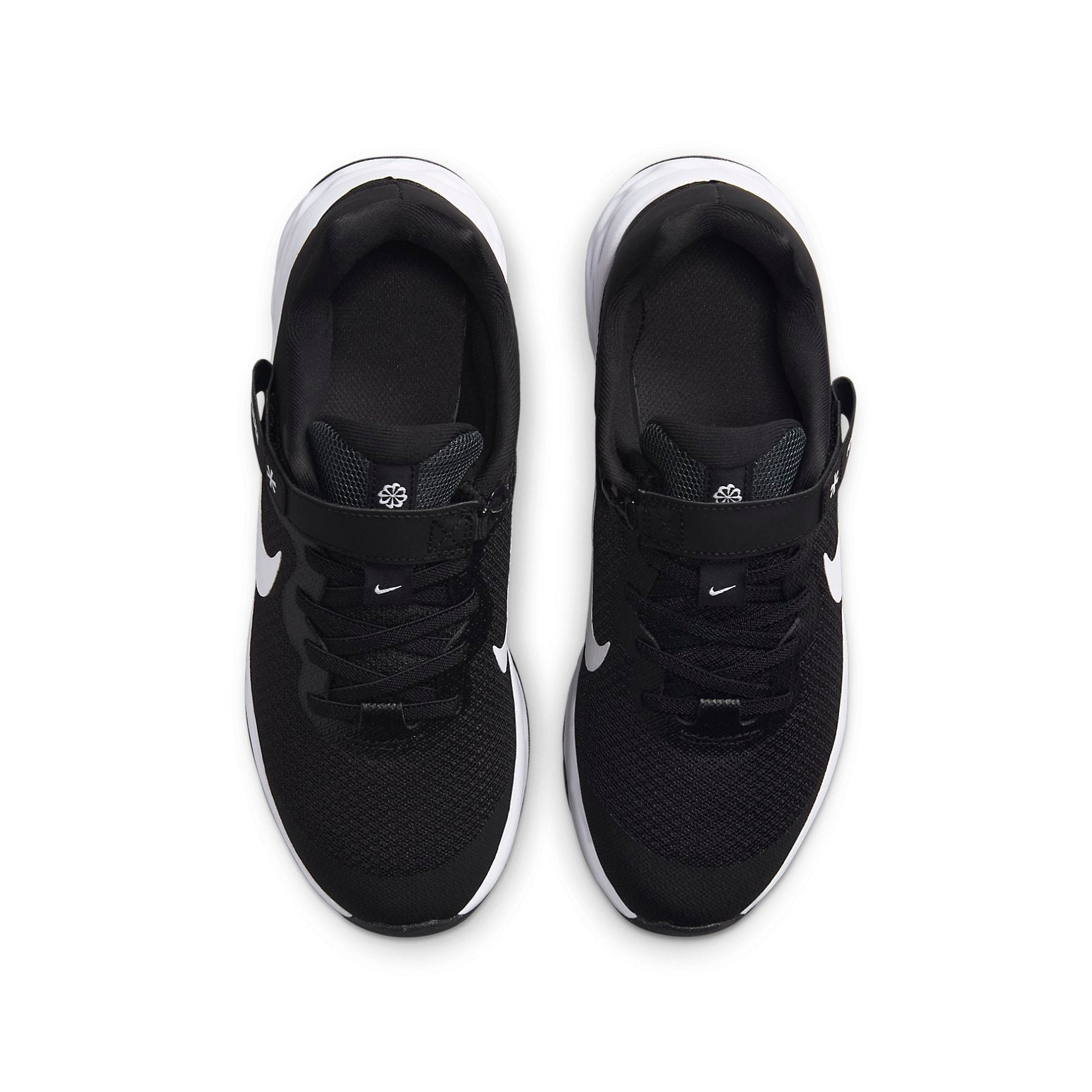 (GS) Nike Revolution 6 FlyEase 'Black White' DD1113-003