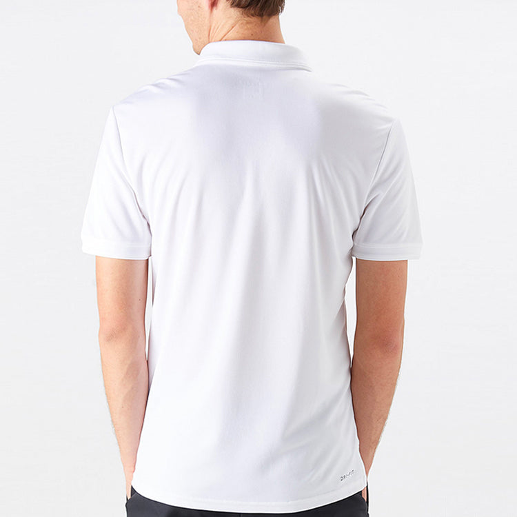 Nike Court Dri-FIT Team Tennis Casual Sports Short Sleeve Polo Shirt White 939138-100