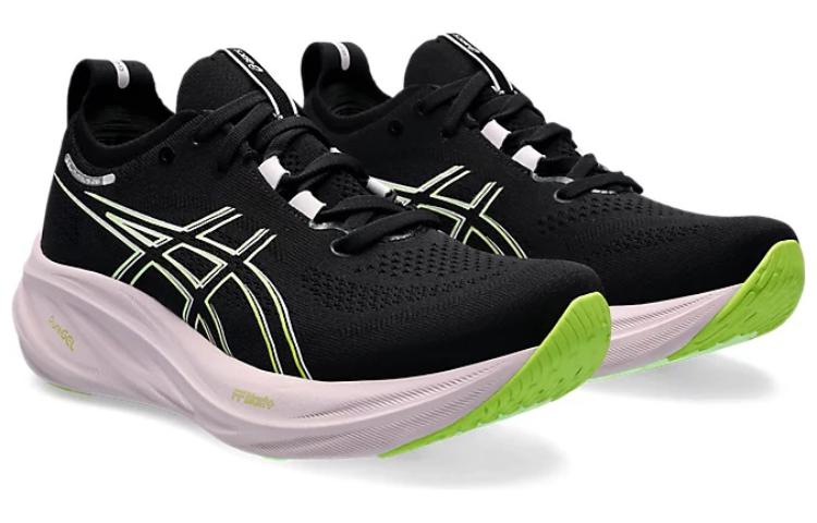 (WMNS) ASICS Gel-Nimbus 26 'Black Neon Lime' 1012B601-004