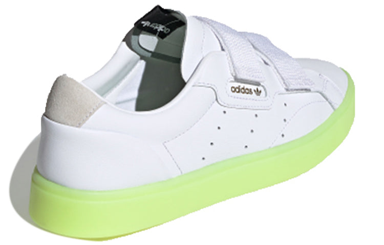 (WMNS)adidas Sleek S 'Cloud White Hi Res Yellow' EE8279