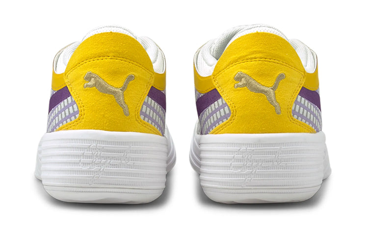(GS) PUMA Clyde All-Pro 'White Spectra Yellow' 194367-10