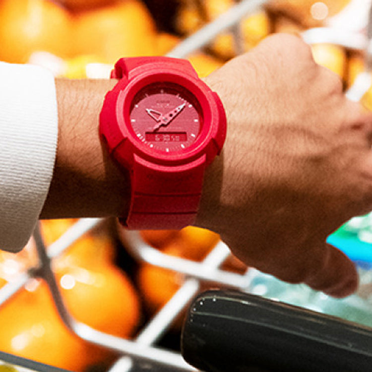 CASIO G-Shock Analog-Digital 'Red' AW-500BB-4EPRD