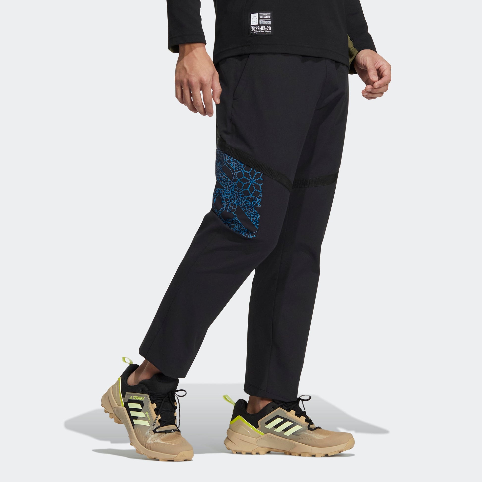 Men's adidas Winter Softsh P Outdoor Sports Pants/Trousers/Joggers Black HC0286