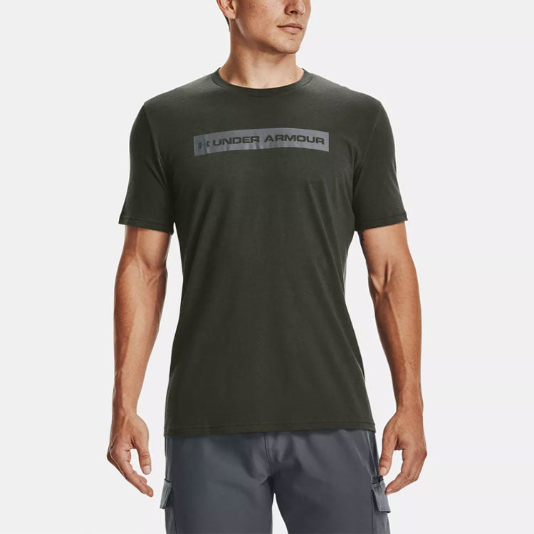 Under Armour Bar Originators Of Performance Training Sports Short Sleeve Men's Green 1352045-310