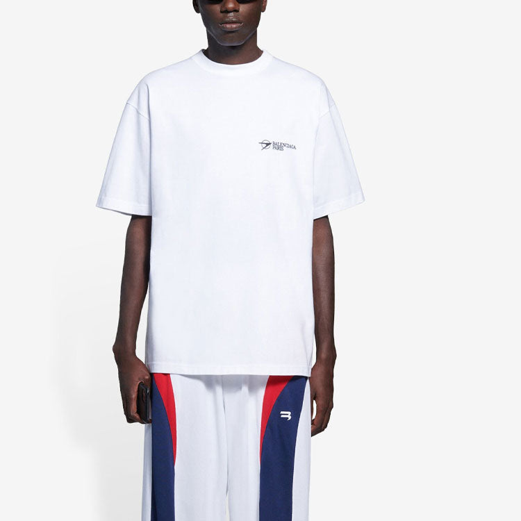 Balenciaga Paris Logo T-Shirt 'White' 612966TKV869040