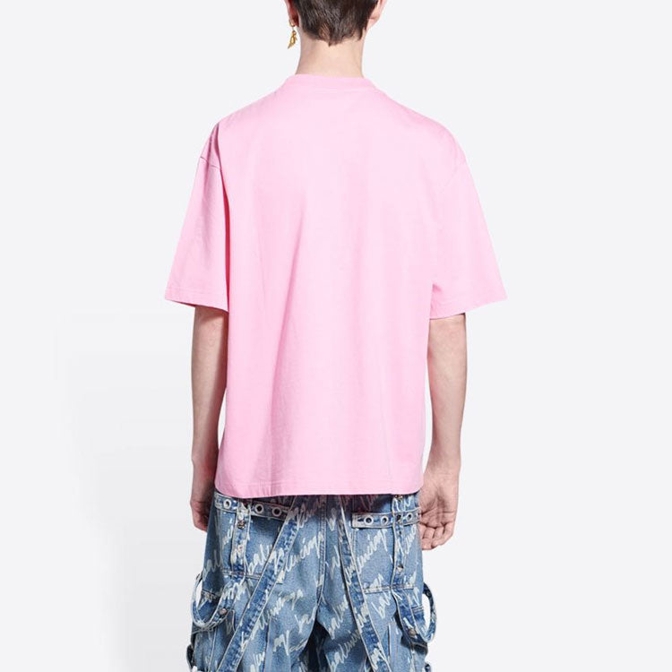 Balenciaga Qixi T-Shirt 'Pink' 612966TLVC31401