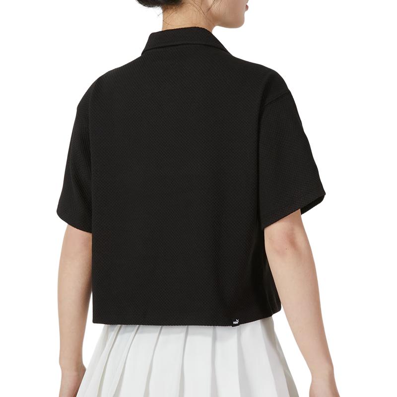 (WMNS) PUMA HER Polo Shirt 'Black' 682156-01