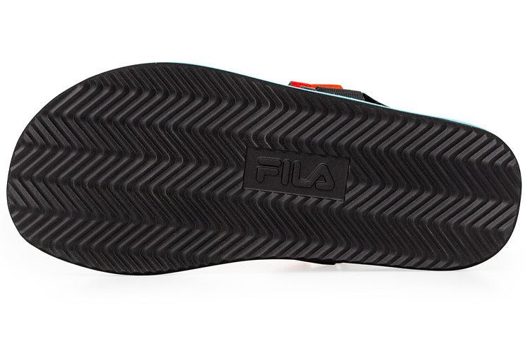 Fila Capri Sandals Black/Blue/Red T12M024503FBS