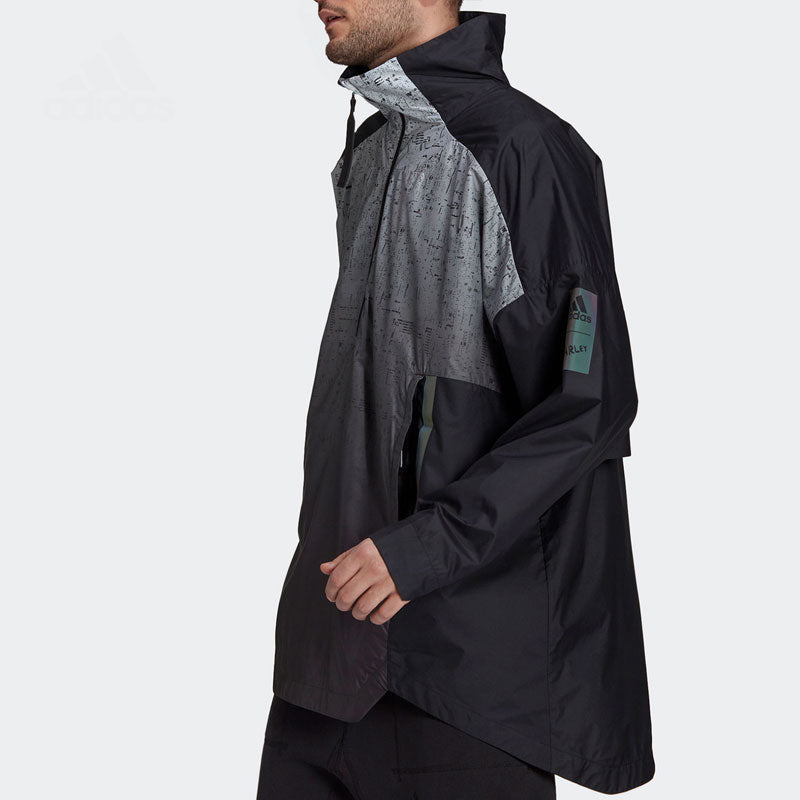 adidas Myshelter Wind Ready Jacket 'Black Halo Blue' GM4378