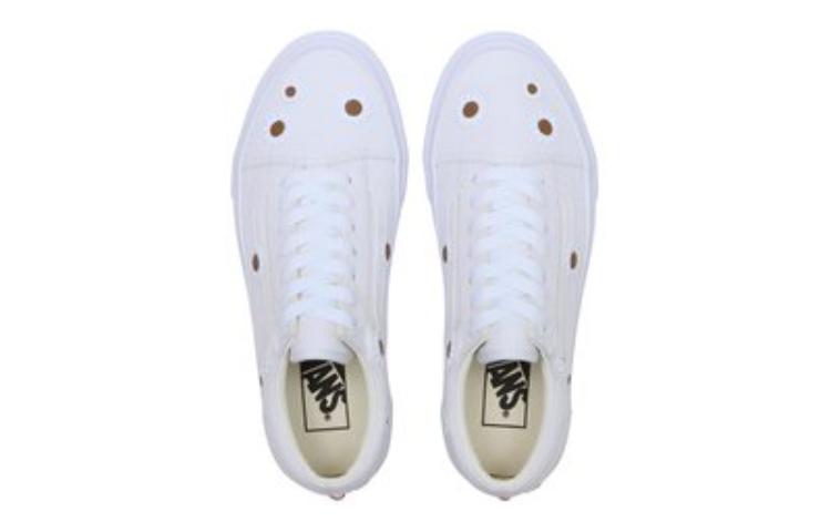 (WMNS) Vans V36CF EMB.F OLD SKOOL 'White Flower' 634461-0001