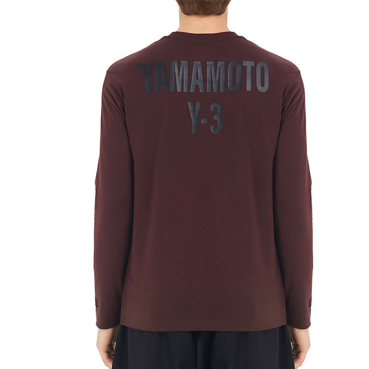Y-3 Back Long Sleeves Unisex Red T-Shirt GK4368